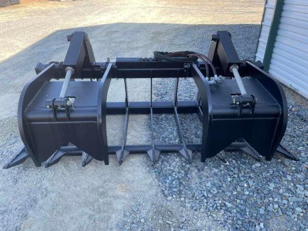 Skid Steer Heavy-Duty Grapple Attachment