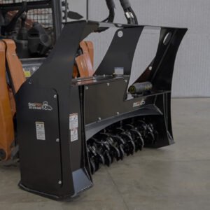 60″ Skid Steer Drum Mulcher – Heavy Duty Forestry Mulcher